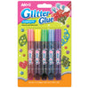 Amos Glitter Glue Confetti Colours 5pk