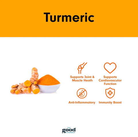 Image of The Good Vitamin Co Adults Tumeric 60s