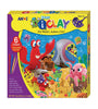 Amos i-Clay Modelling Clay Kit 18g x 6 pieces with Modelling Tools