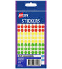 Avery Assorted Dots 8mm 416 Pack