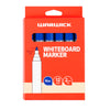 Warwick Whiteboard Marker Blue Bullet Tip 12pk