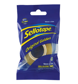 Sellotape 1100 Cellulose Tape 18mmx33m