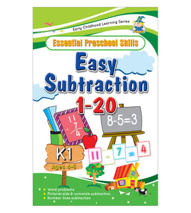 Greenhill Activity Book Easy Subtraction 4-6 Yrs