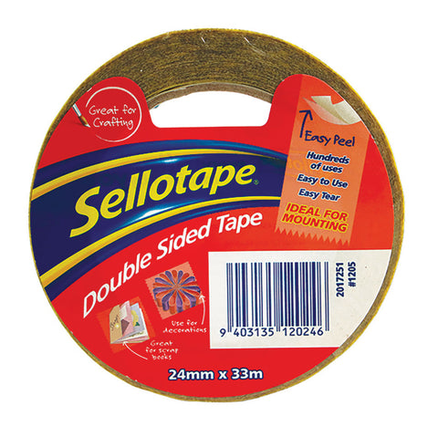 Image of Sellotape 1205 Double Sided Tape 24mmx33m