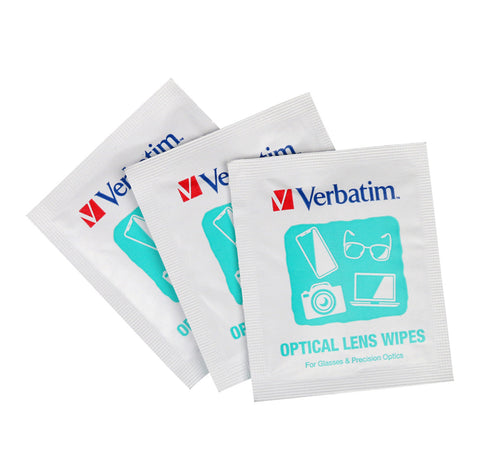 Image of Verbatim Essentials Lens Cleaning Wipes 25pk