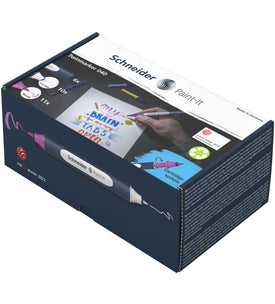 Schneider Twinmarker Paint-It 040 brush+round set V2 27 pieces assorted