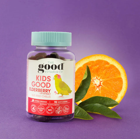 Image of The Good Vitamin Co Kids Elderberry + Ivy Extract + Immunity 90s