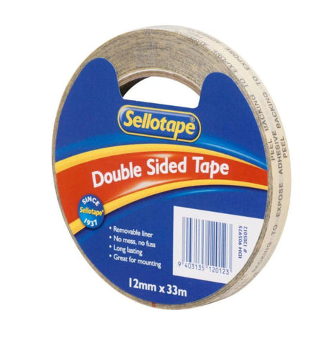 Image of Sellotape 1205 Double Sided Tape 12mmx33m
