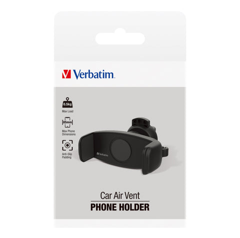 Image of Verbatim Essentials Phone Mount Air Vent Black