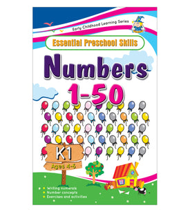 Greenhill Activity Book Numbers 1 to 50 4-6 Yrs
