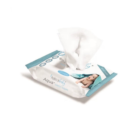 Image of Purely Baby Aqua+ Water Wipes Travel Pack