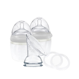 Haakaa Gen3 Silicone Breast Pump and Bottle Pack Grey 160ml