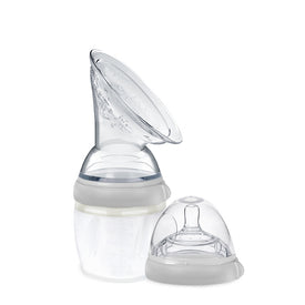 Haakaa Gen3 Silicone Breast Pump and Bottle Top Set Grey 160ml