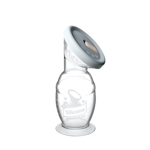 Image of Haakaa 150ml Gen2 Silicone Breast Pump (Suction Base) and Silicone Cap