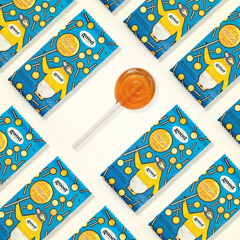 Image of The Good Vitamin Co Kids Vitamin C Lollipops 12PK