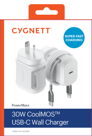 Image of Cygnett PowerMaxx 30W PD Wall Charger White