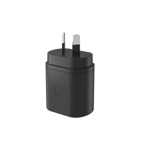 Image of Cygnett PowerPlus 25W USB-C Wall Charger AU Black