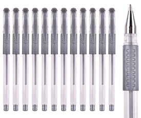 Zart Basics Gel Pens Silver 12pk