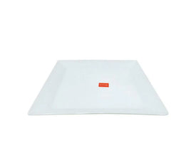 Durmaz Melamine White Square Platter 40x40cm