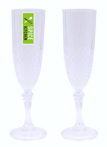 Acrylic Plastic Reusable Champagne Glass