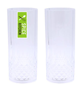 Acrylic Plastic Reusable Tall Drinking Glass