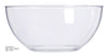 Acrylic Plain Plastic Reusable Salad Bowl 4.2L