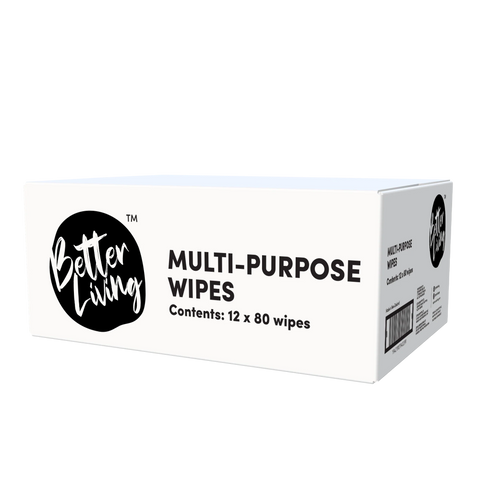 Image of Better Living Antibacterial Multi Purpose Wipes Lemon 80pk