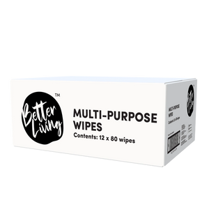 Better Living Antibacterial Multi Purpose Wipes Lemon 80pk