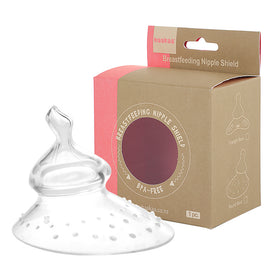 Haakaa Breastfeeding Nipple Shield Round Shape - CLEARANCE