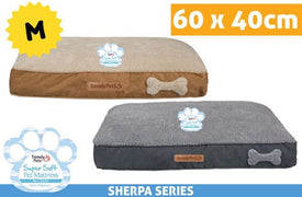Pet Bed Mat Plush Sherpa 60x40cm