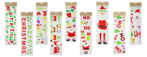 Image of Christmas Window Gel Stickers