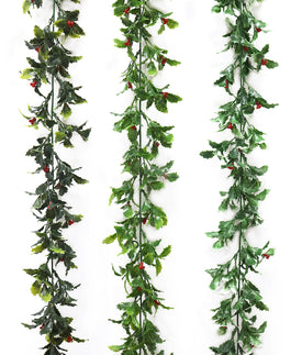 Mini Holly Garlands 1.5m