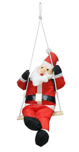 Hanging Nylon Santa 60cm