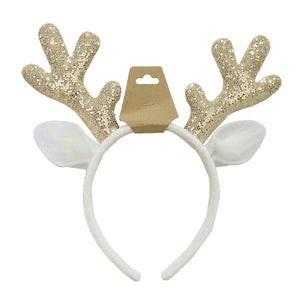 Reindeer Antler Metallic Headbands