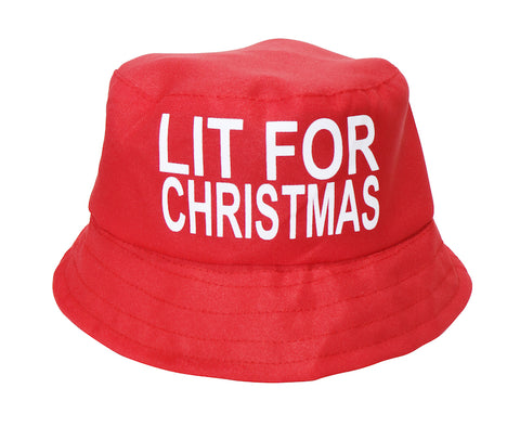 Image of Christmas Slogan Bucket Hats