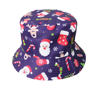 Christmas Printed Bucket Hats