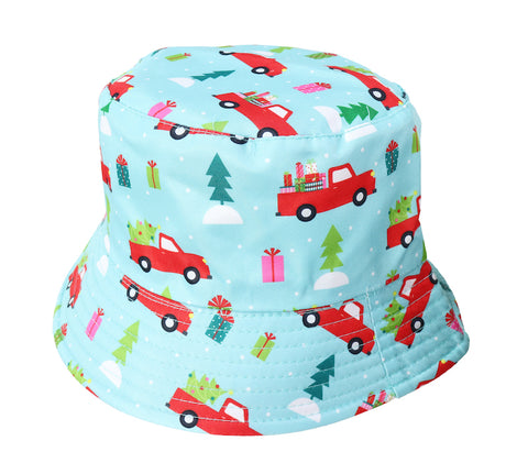 Image of Christmas Printed Bucket Hats