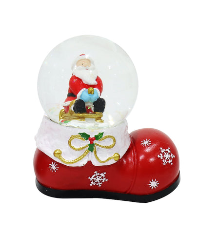Santa Boot Snow Globe 65mm