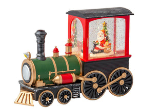 Glitter Swirl Santa Train