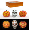 Flashing Jack O Lantern And Skull Heads