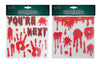 Halloween Bloody Window Clings 50cm