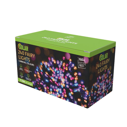 Image of Solar LED Fairy Lights 240
