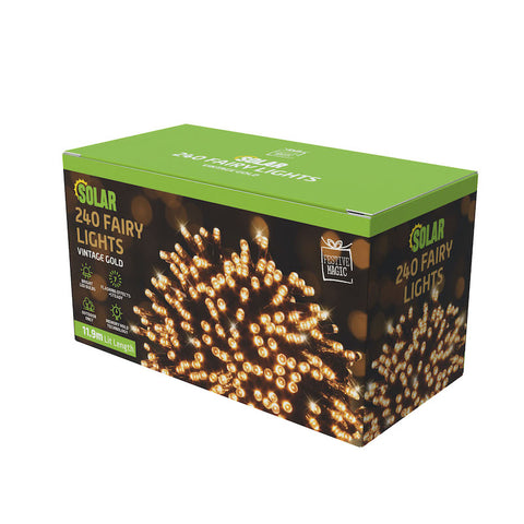 Image of Solar LED Fairy Lights 240