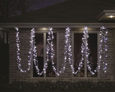 Image of Solar LED Cluster Lights 200