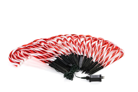 Image of Candy Cane Path Lights 20pk