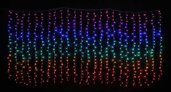 Curtain LED Lights Rainbow 576