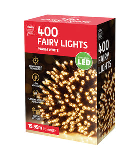 Fairy Lights LED Flashing 400s