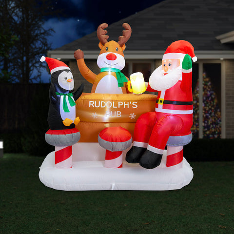 Image of Inflatable Air Power Rudolphs Pub