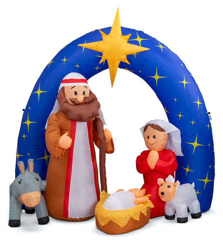 Image of Air Powered Nativity Night Scene