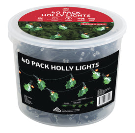 Holly Lights LED 40pk